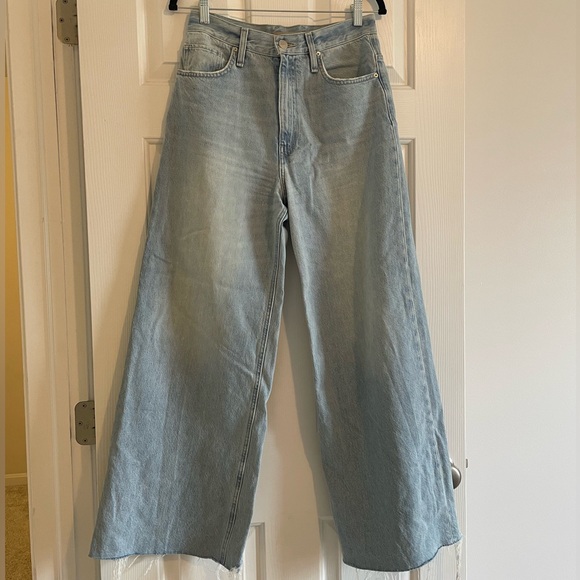Hudson James Wide Leg Jeans in Iris - Sold at Anthropologie- Light Wash - Picture 5 of 12